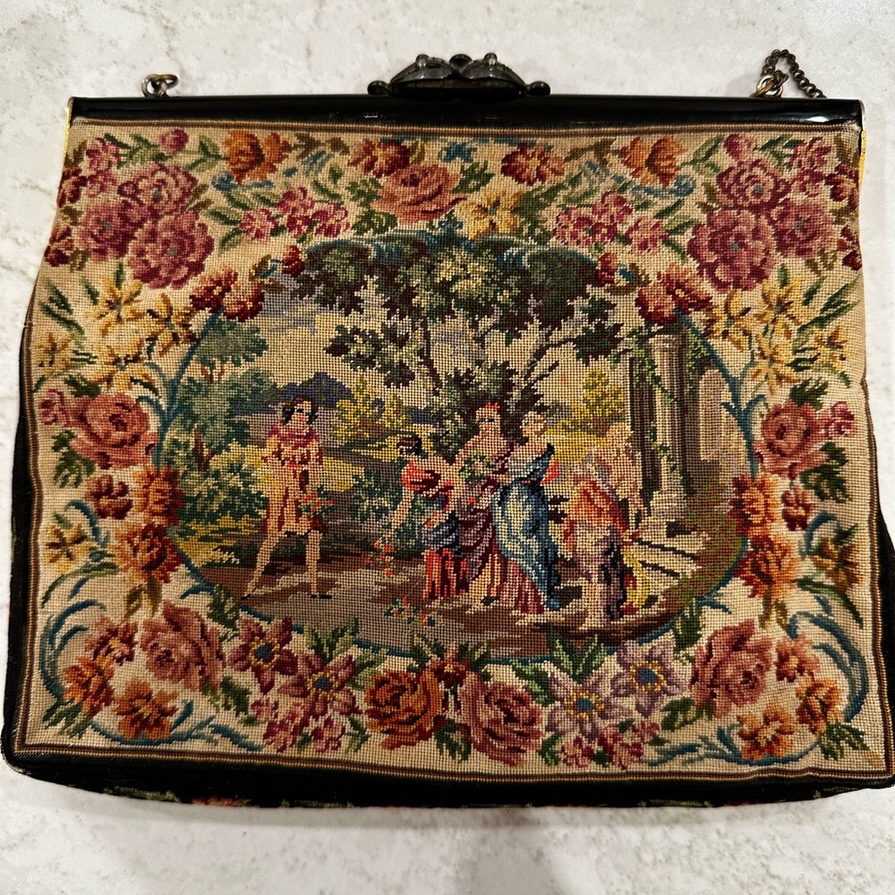 Micro Petit Point Purse